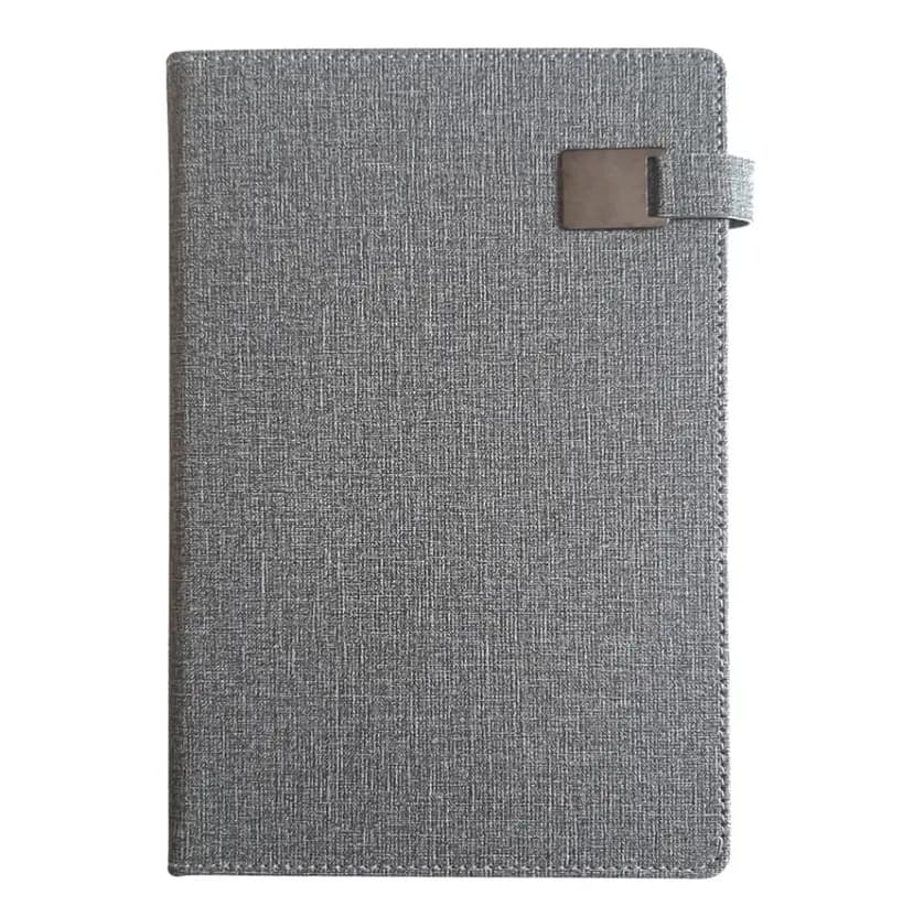 Mıknatıs kilitli termo deri kapaklı 13x21 cm defter, 96 fildişi yaprak ile kurumsal kullanım için ideal - görsel 5