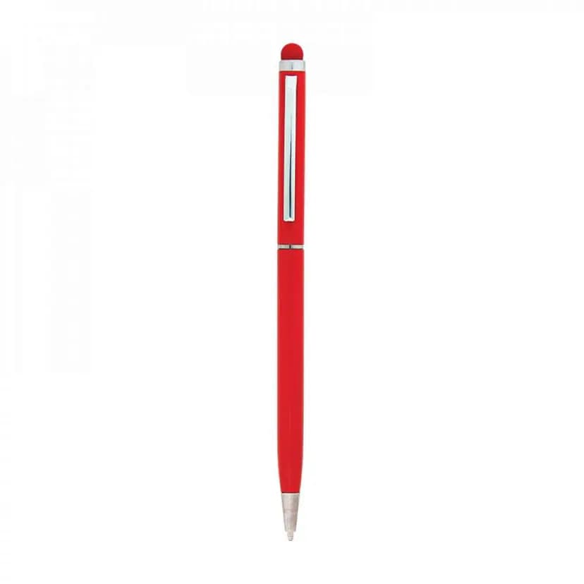 Şık metalik dokusu ile dikkat çeken promosyon tükenmez touchpen kalem - görsel 1