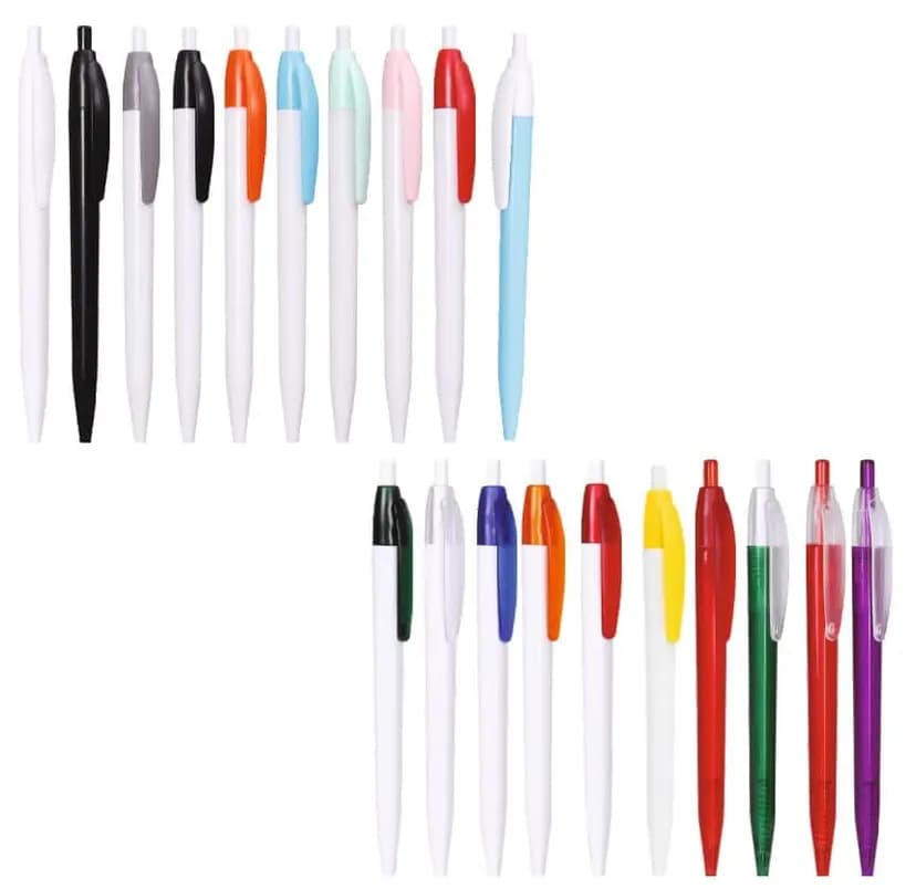 plastiğin kullanıldığı, ergonomik tasarıma sahip toptan promosyon kalem