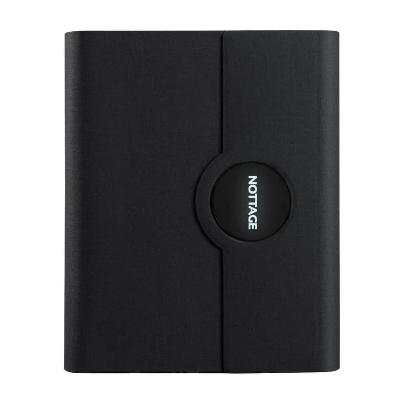 Promosyon siyah ajanda ve powerbank, şık doku ve dayanıklı malzeme