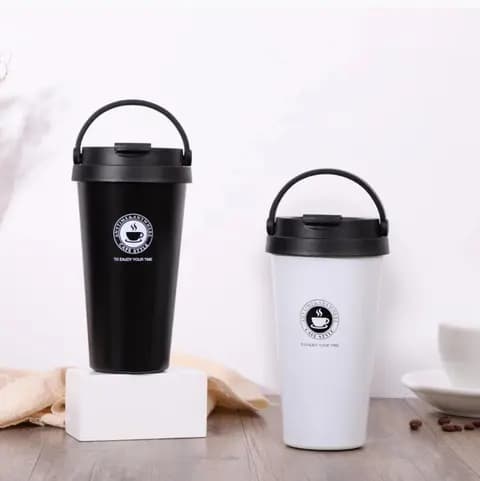 paslanmaz çelikten üretilmiş 500 ml termos bardak, kurumsal promosyon etkinlikleri için ideal seçenek
