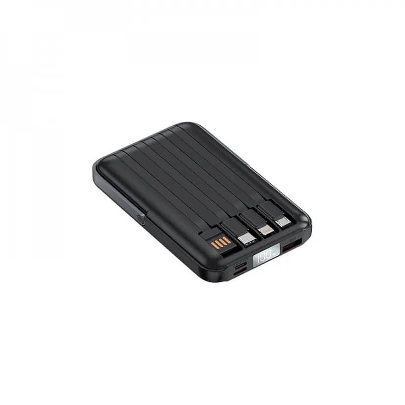 Şık ve modern tasarıma sahip 10.000 mAh Megsafe Powerbank, mobil cihazlarınızı hızlı bir şekilde şarj etmek için idealdir. - görsel 3