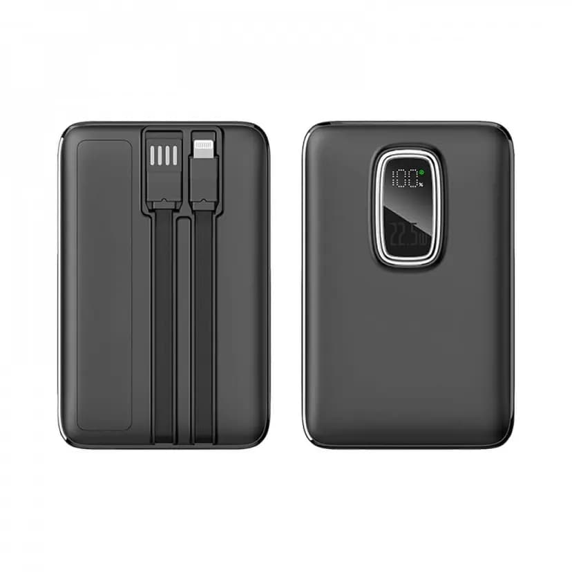 Promosyon 10.000 mAh kapasiteye sahip modern powerbank, kullanıcı dostu tasarıma sahip