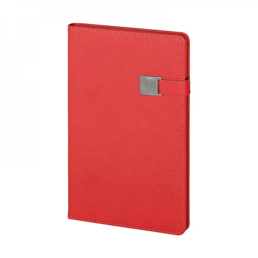 promosyon deri defter logo baskı detayı