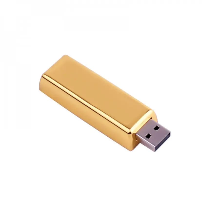 Külçe şeklinde 32 GB kapasiteli promosyon USB bellek - görsel 5