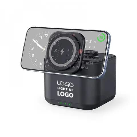 Kablosuz şarj özellikli Bluetooth hoparlör, 15W ses gücü ile mobil cihazları şarj etme imkanı sunar