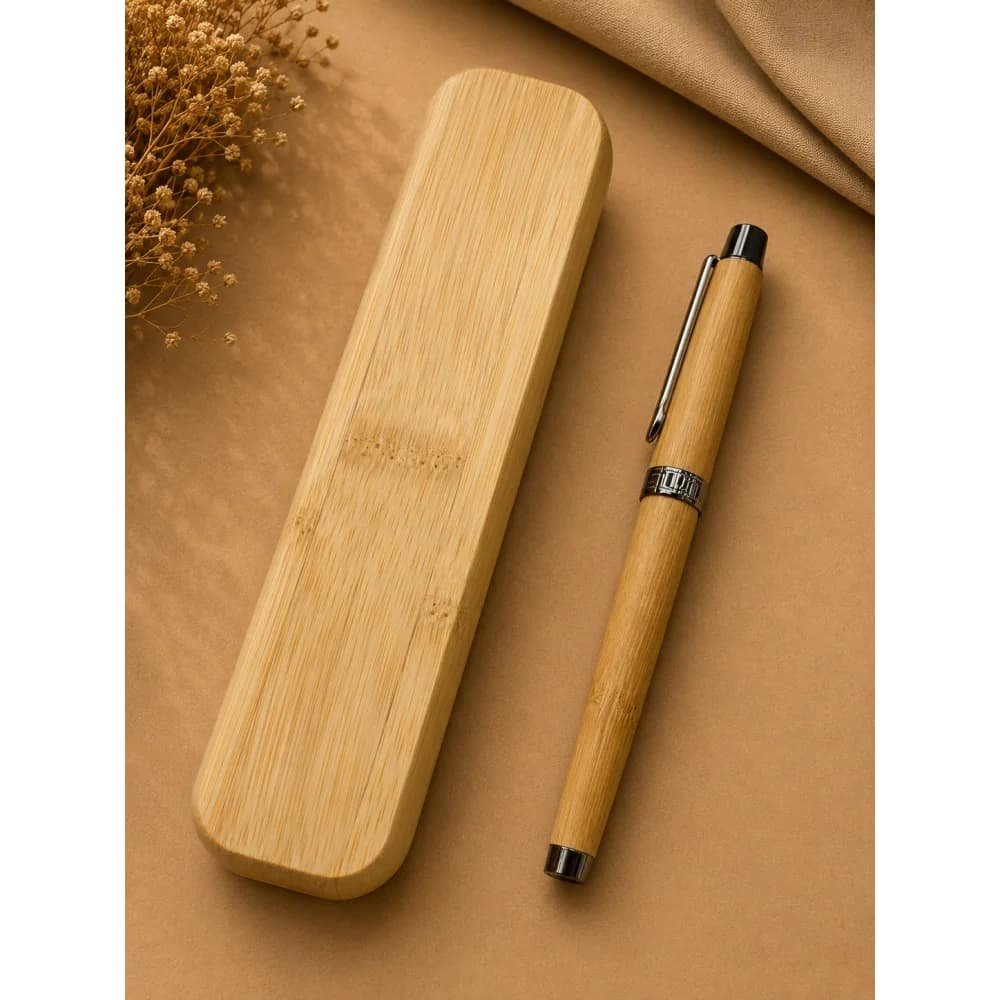 Bambu Ahşap Roller Set kurumsal promosyon ürünü, logolu toptan imalat