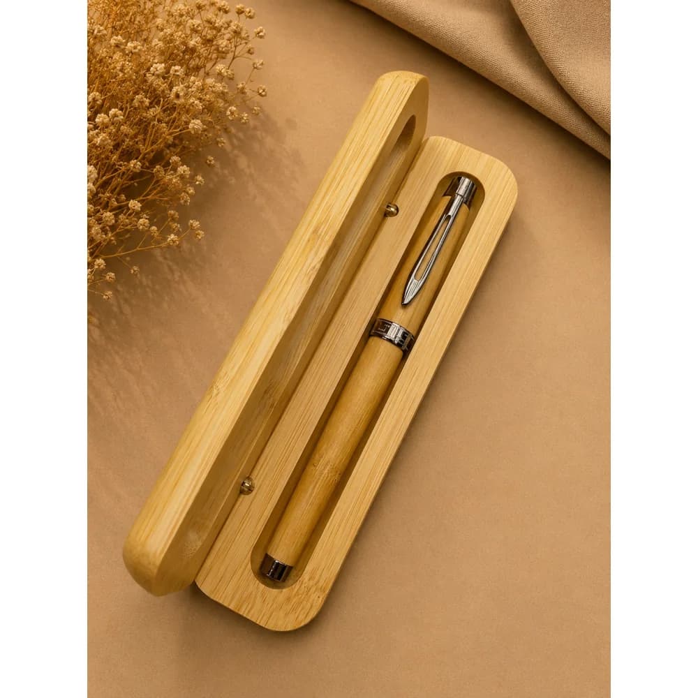 Bambu Ahşap Roller Set kurumsal promosyon ürünü, logolu toptan imalat