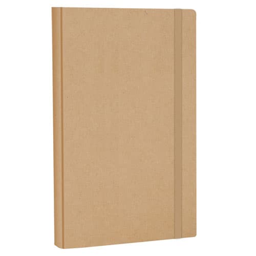 Promosyon geri dönüşümlü, 13x21 cm boyutunda, 100 yaprak kapasiteli defter
