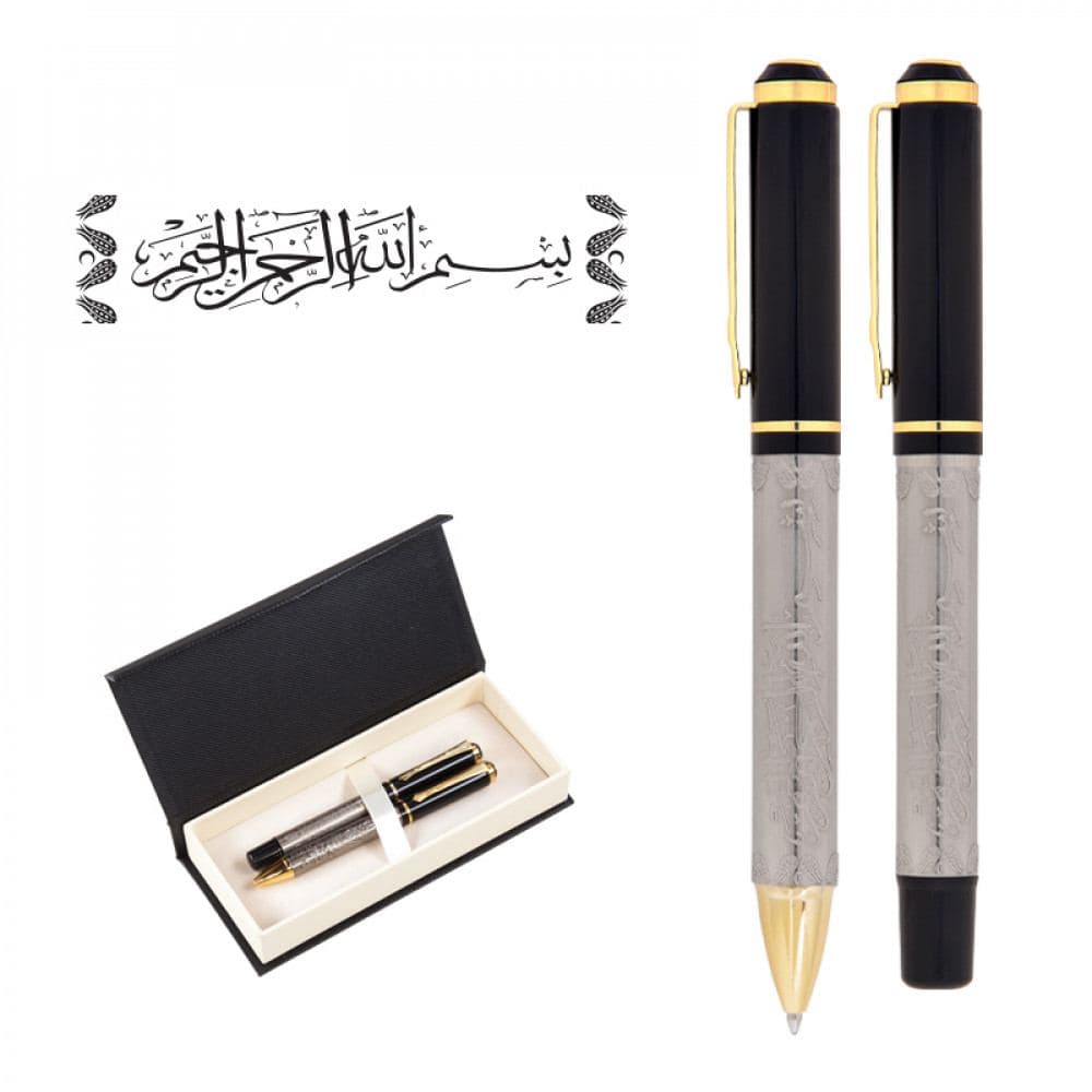 Kabartma Figürlü Metal Roller Tükenmez Kalem Seti - ym661-RT - 6