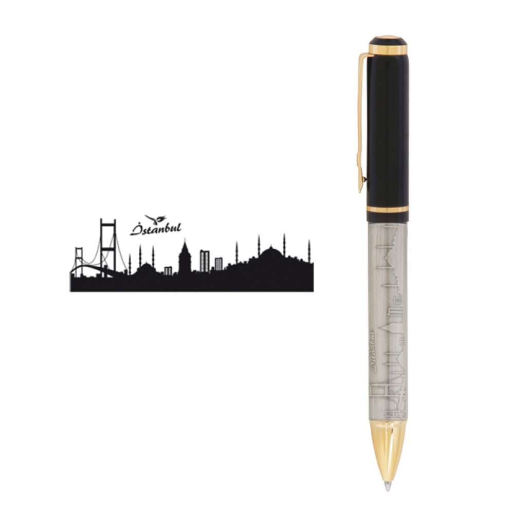 Kabartma Figürlü Metal Tükenmez Kalem - ym661-T - 5
