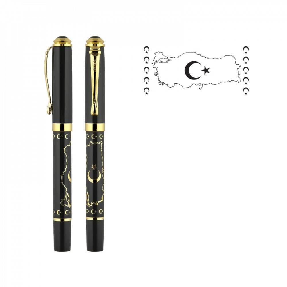 Kabartma Figürlü Metal Roller Kalem - ym-685-R