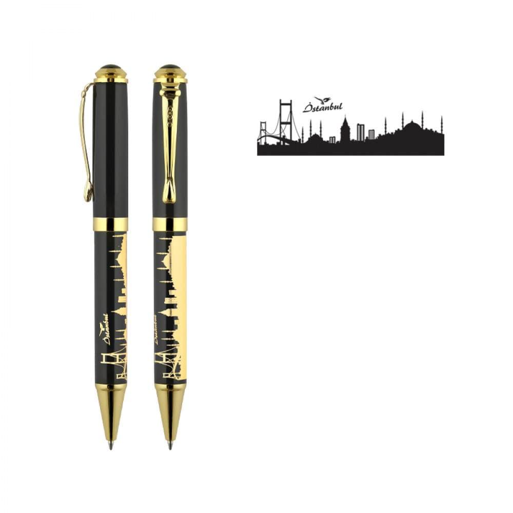 Kabartma Figürlü Metal Tükenmez Kalem - ym685-T - 4