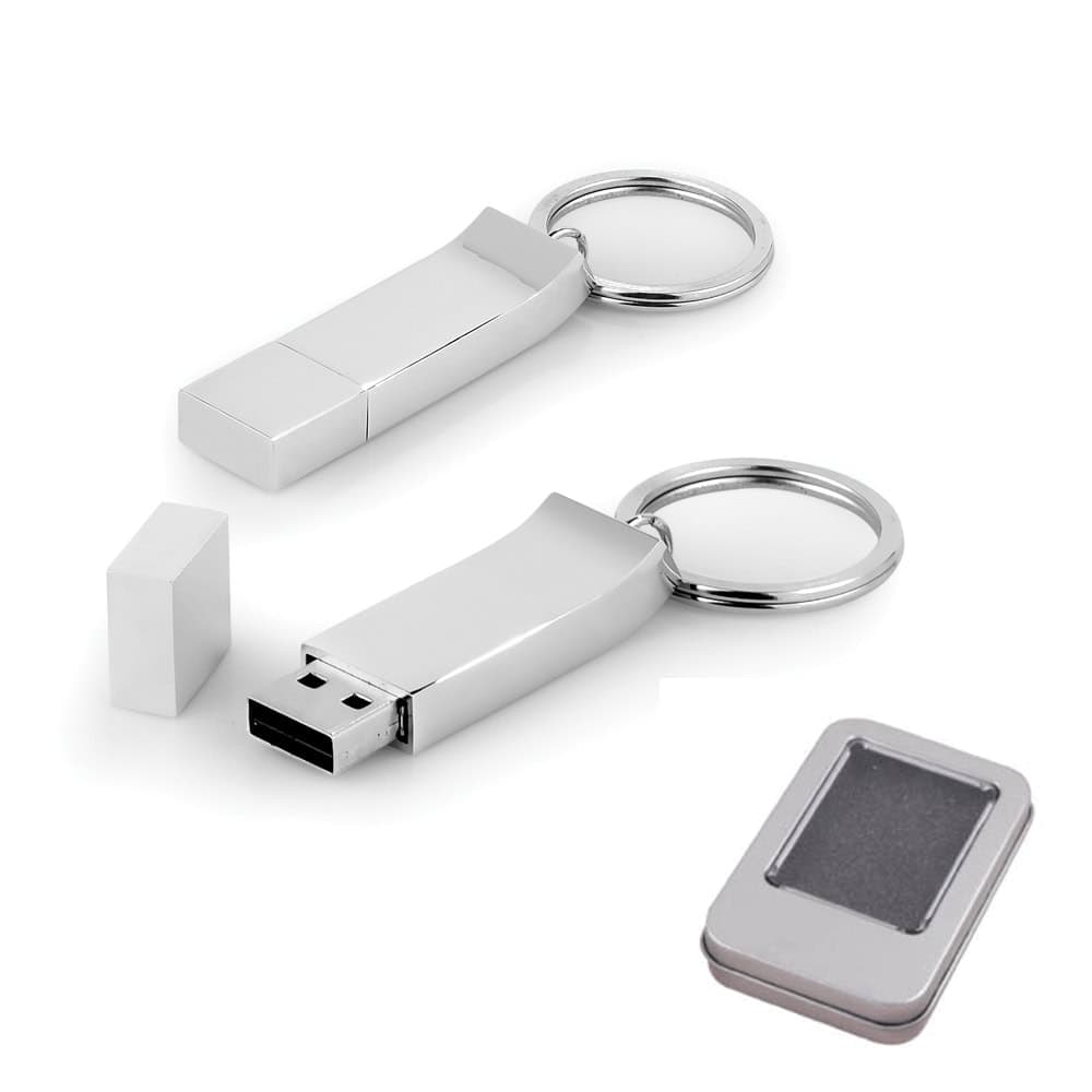 8 Gb Metal Anahtarlık Usb Bellek - p7248