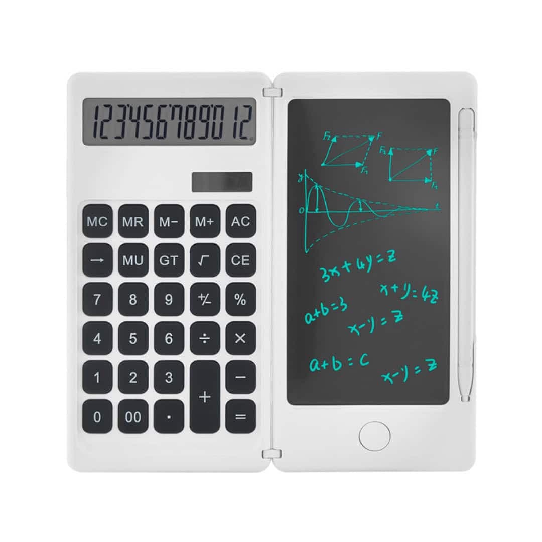 Beyaz 12 Haneli Hesap Makinesi - ym1823