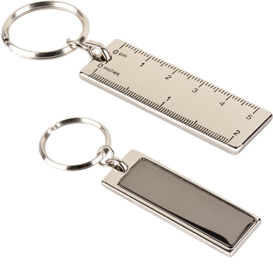 Metal Cetvelli Anahtarlık - p5138