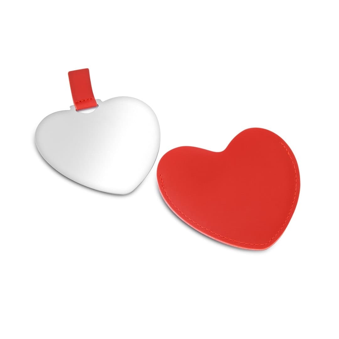 Kalp Dizayn Çelik Ayna - T975 - 4