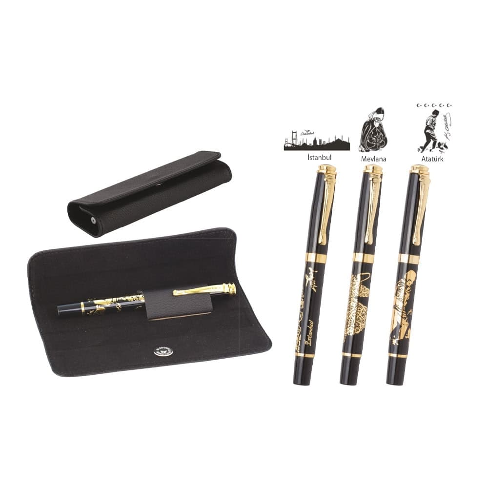 Tekli Kabartma Roller Kalem Seti - p1758