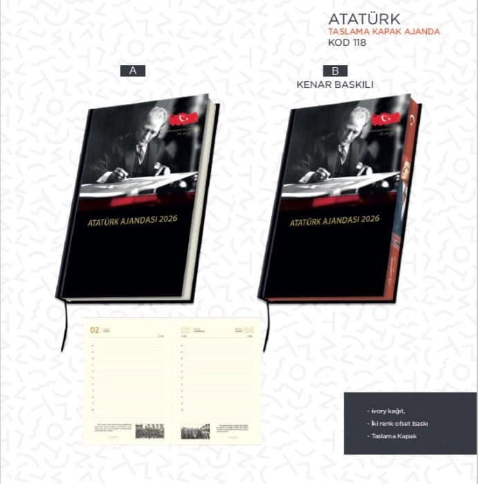 2026 Atatürk Ajandası - kod350