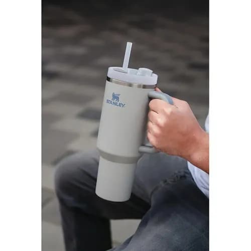 Stanley Quencher Pipetli Termos Bardak 1.18 Lt - Krem PRM-C9971 - 12