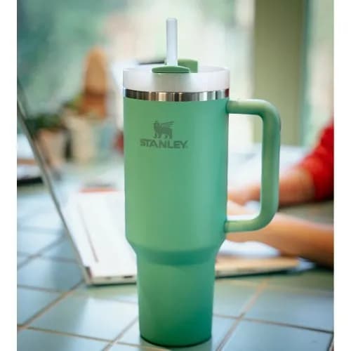 Stanley Quencher Pipetli Termos Bardak 1.18 Lt - Krem PRM-C9971 - 17