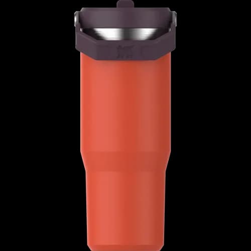 Stanley The IceFlow Flip Straw Pipetli Termos 0,88 LT - Turuncu PRM-09993-408 - 3