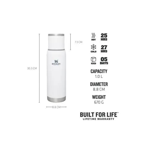 Stanley The Adventure To-Go Bottle 1.0l / 1.1 Qt - Beyaz PRM-C83881 - 6