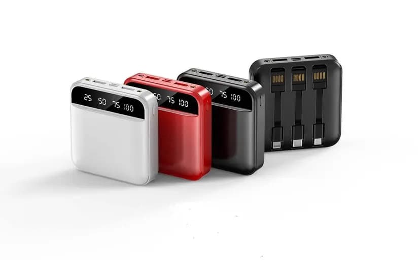 promosyon powerbank üstten görünüm