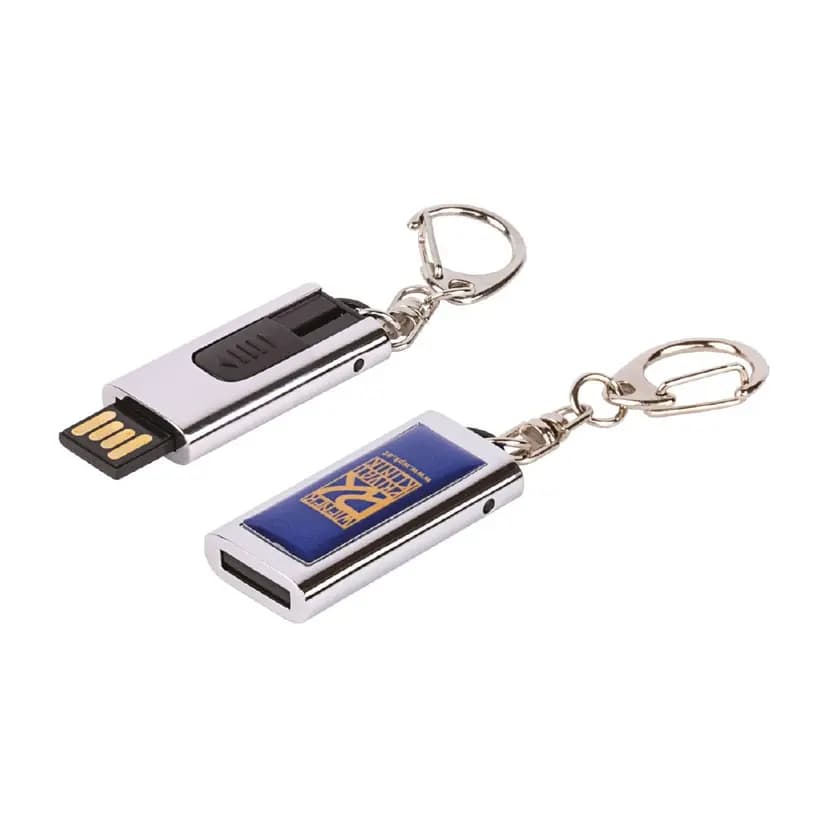 8 GB kapasiteli metal gövdeye sahip taşınabilir USB bellek