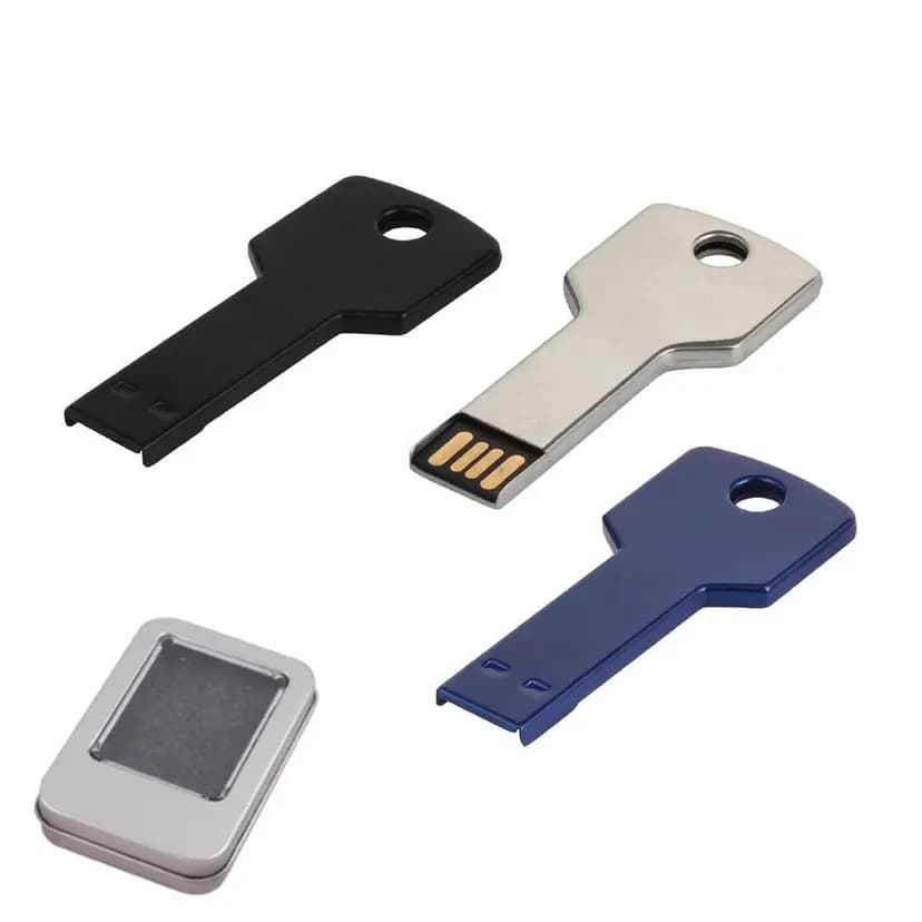 Anahtar şeklinde 8 GB kapasiteli promosyon USB bellek
