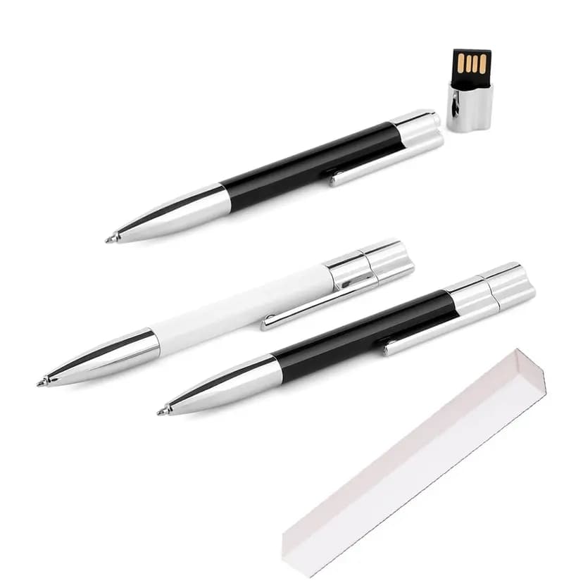 kalem biçiminde, taşınabilir USB bellek ve not tutma işlevi sunan promosyon ürünü