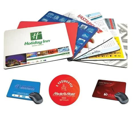 Promosyon özelleştirilebilir logolu fare altlığı, yüksek dayanıklılık ve kaymaz tabanlı tasarım