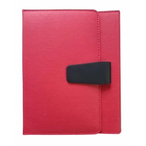 Termo deri malzemeden üretilmiş, kurumsal logolu 15x21 cm organizer