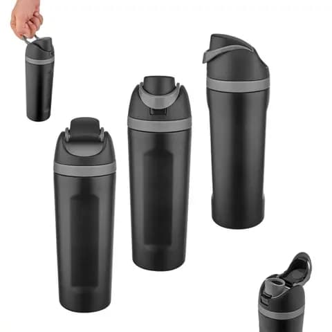 Paslanmaz çelikten üretilmiş, 550 ml kapasiteli, çevre dostu promosyon termos