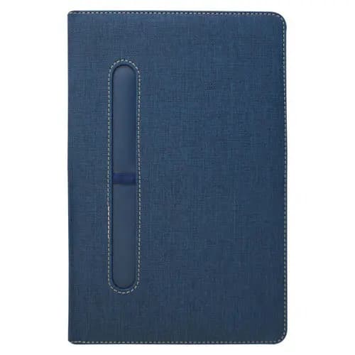 Kahverengi termo deri kapaklı şık promosyon defter