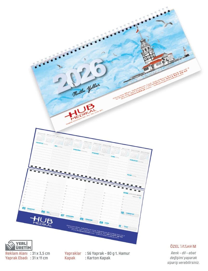 Haftalık Masa Takvimi - 71