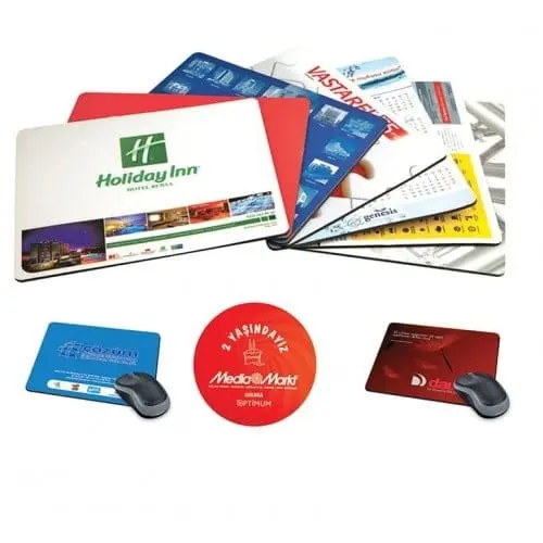Logolu toptan üretim seçeneklerine sahip promosyon mouse pad
