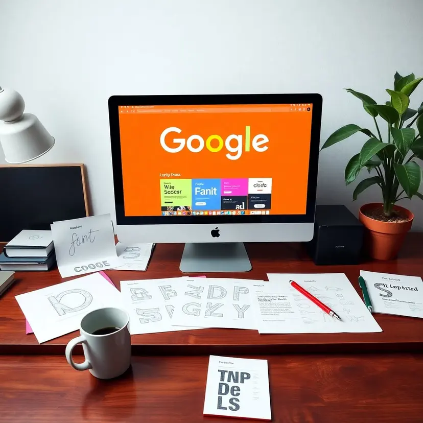Gofre baskı tekniklerine uygun Google Fonts ile yazı tipi örnekleri