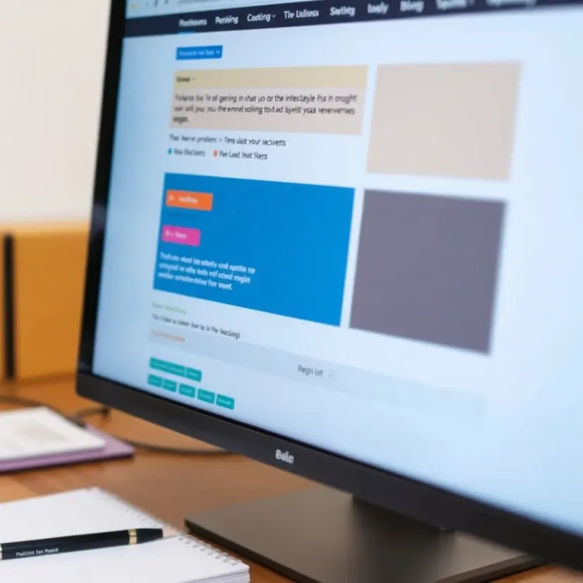 Kurumsal web tasarımlarında kullanılan görsel hiyerarşi örnekleri