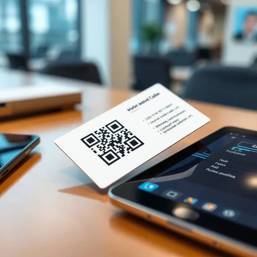 NFC özellikli QR kodlu kartvizit ve powerbank seti