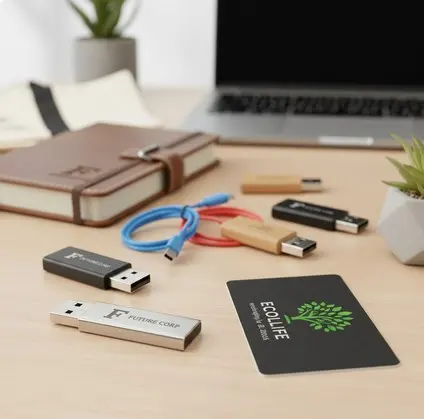 Logolu Usb belleklerin yüksek yazma hızı ve veri koruma özellikleri