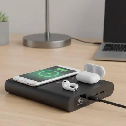 Kablosuz şarj özelliğine sahip akıllı telefonlar için ideal powerbank modelleri