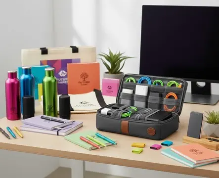 Promosyon ürünleri ile güçlendirilmiş kurumsal marka kimliği örnekleri