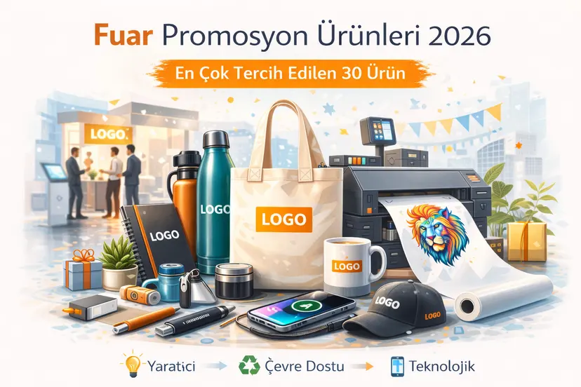 Fuar etkinliklerinde kullanılan Usb bellek ve power bank seti