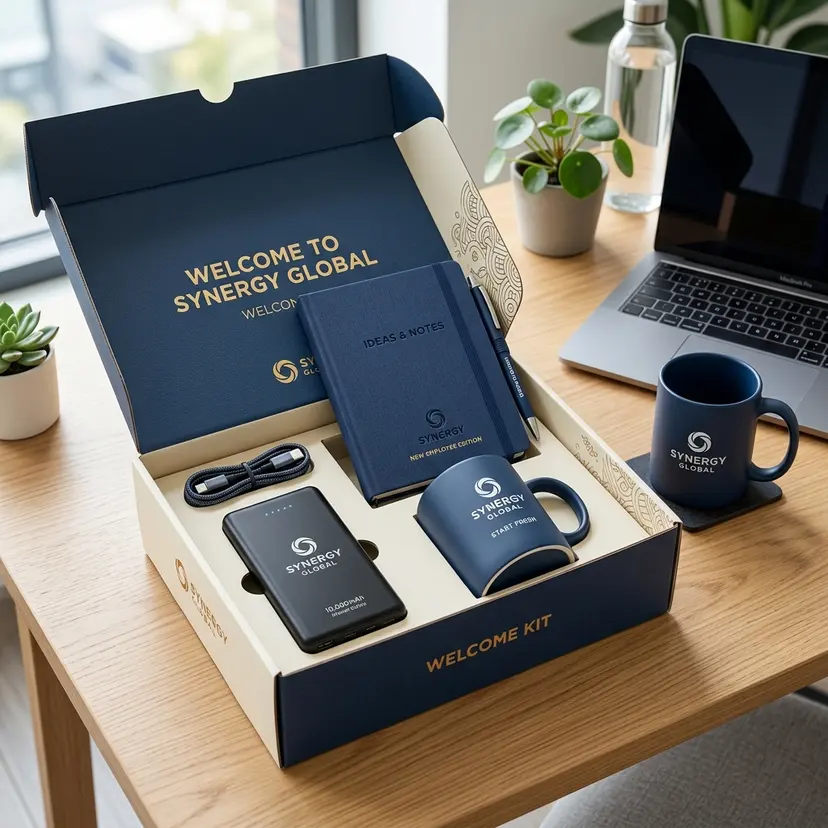 Kurumsal logolu promosyon powerbank, welcome kit paketleri için ideal hediye