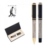 Kabartma Figürlü Metal Roller Tükenmez Kalem Seti - ym661-RT kodlu ürün görseli