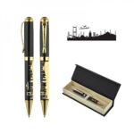 Kabartma Figürlü Metal Tükenmez Kalem Seti - ym685-KT kodlu ürün görseli