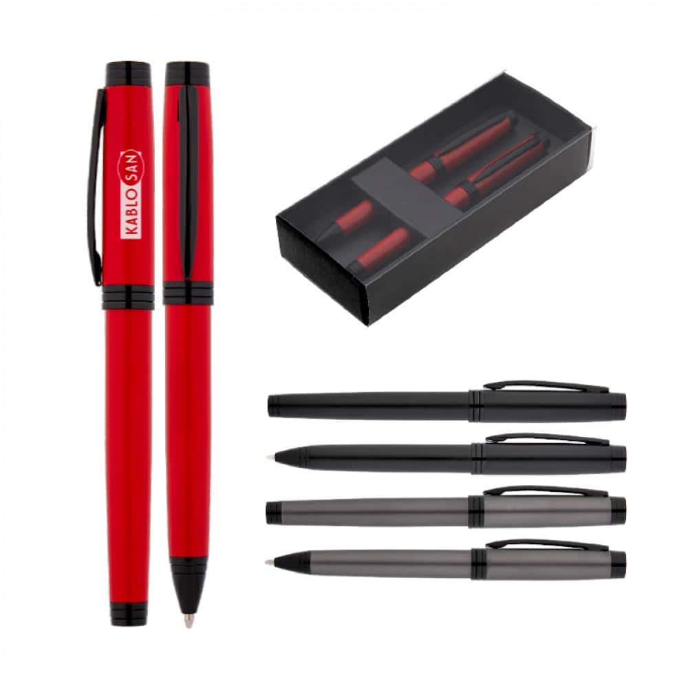 Metal Roller Tükenmez Kalem Seti – ym1111-RT