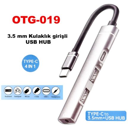 5-In-1 Kart Okuyuculu Usb Çoğaltıcı - t019 kodlu ürün görseli