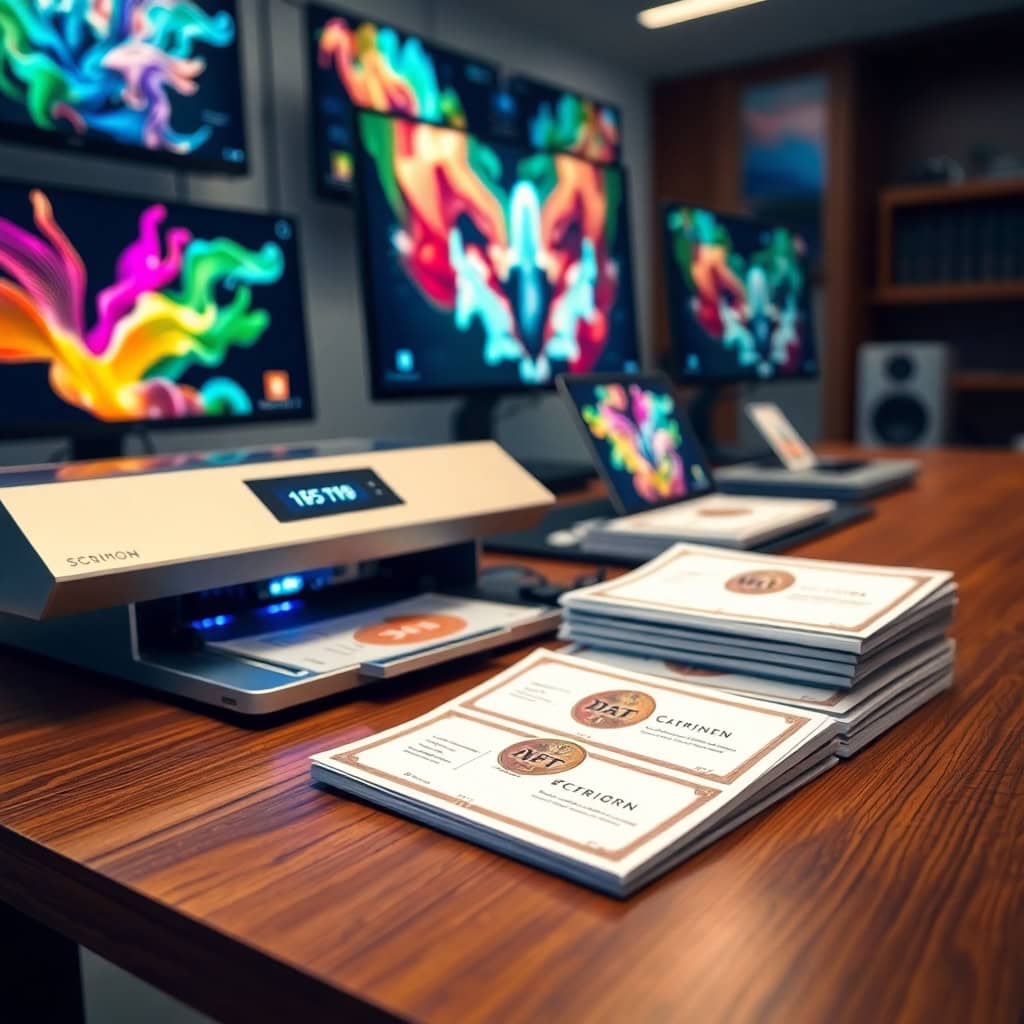 NFT ile Dijital Kart ve Sertifika Baskısı 1 Nft Ile Dijital Kart Ve Sertifika Basksnn Avantajlar